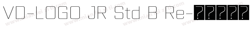 VD-LOGO JR Std B Re字体转换